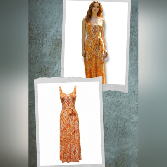 LOFT Maxi Dress- Paisley-Size Xlarge- EUC Retail $98 - Picture 9 of 9